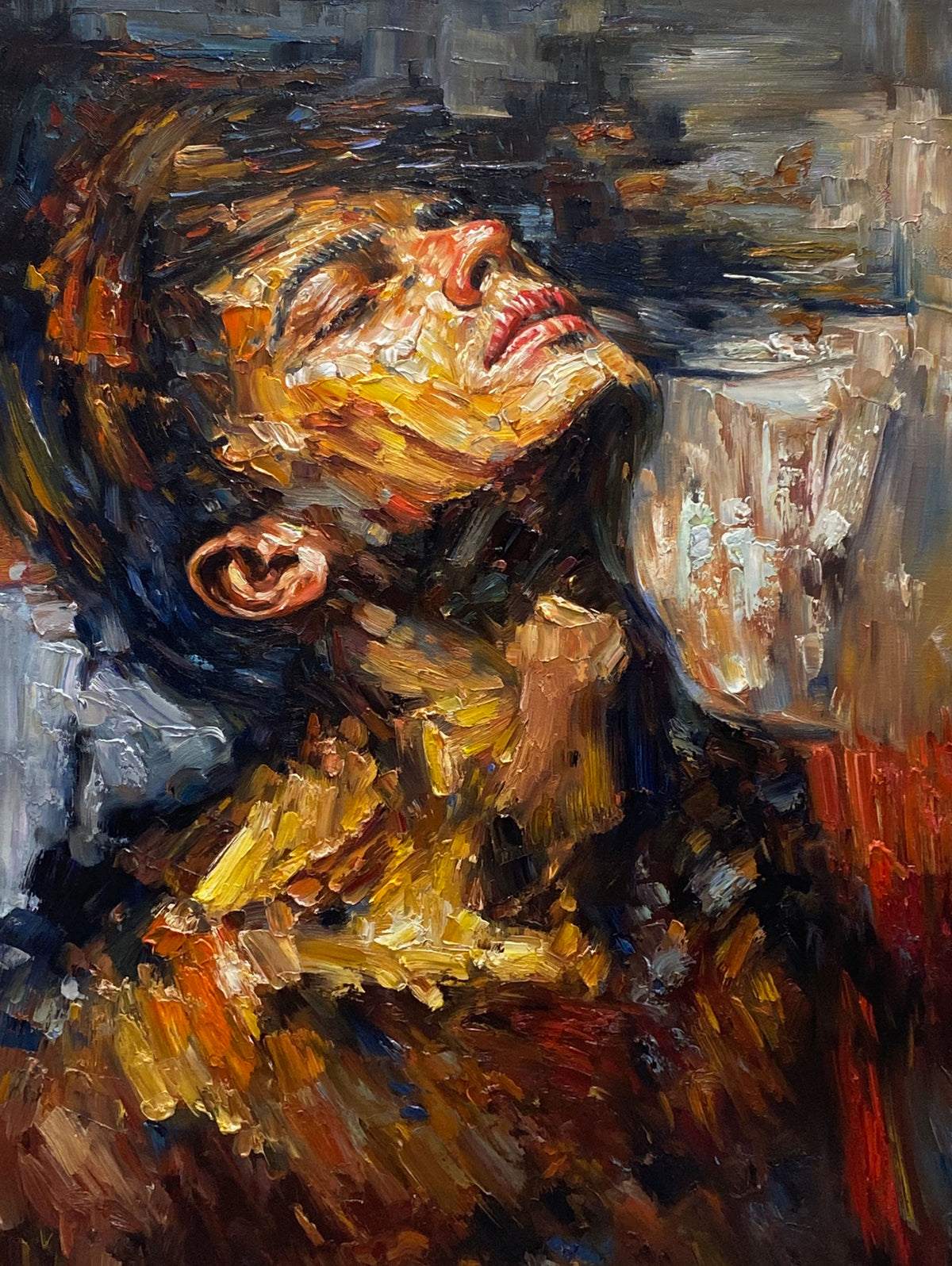 A Prayer Without Words, original oil painting