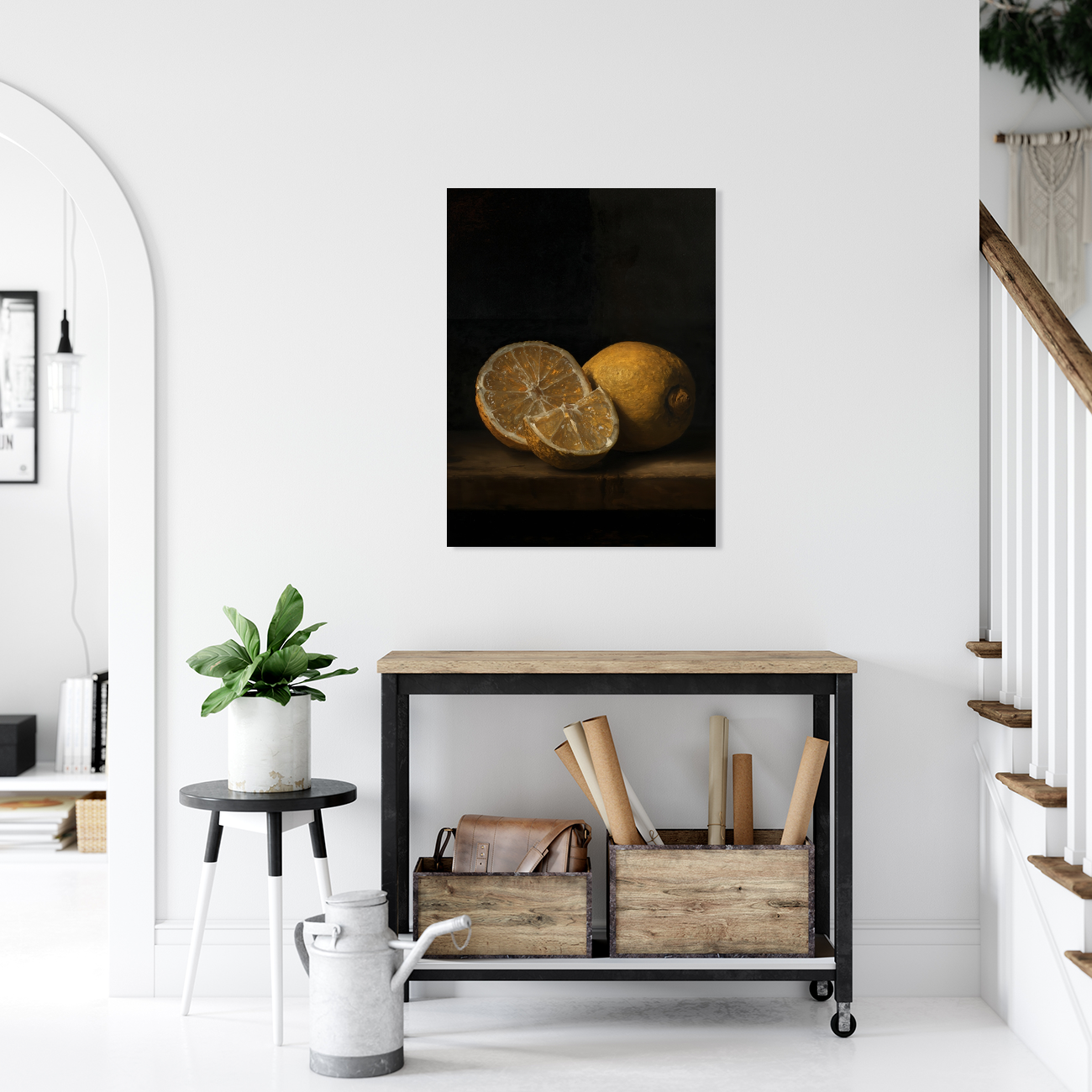 Lemons In Still Life