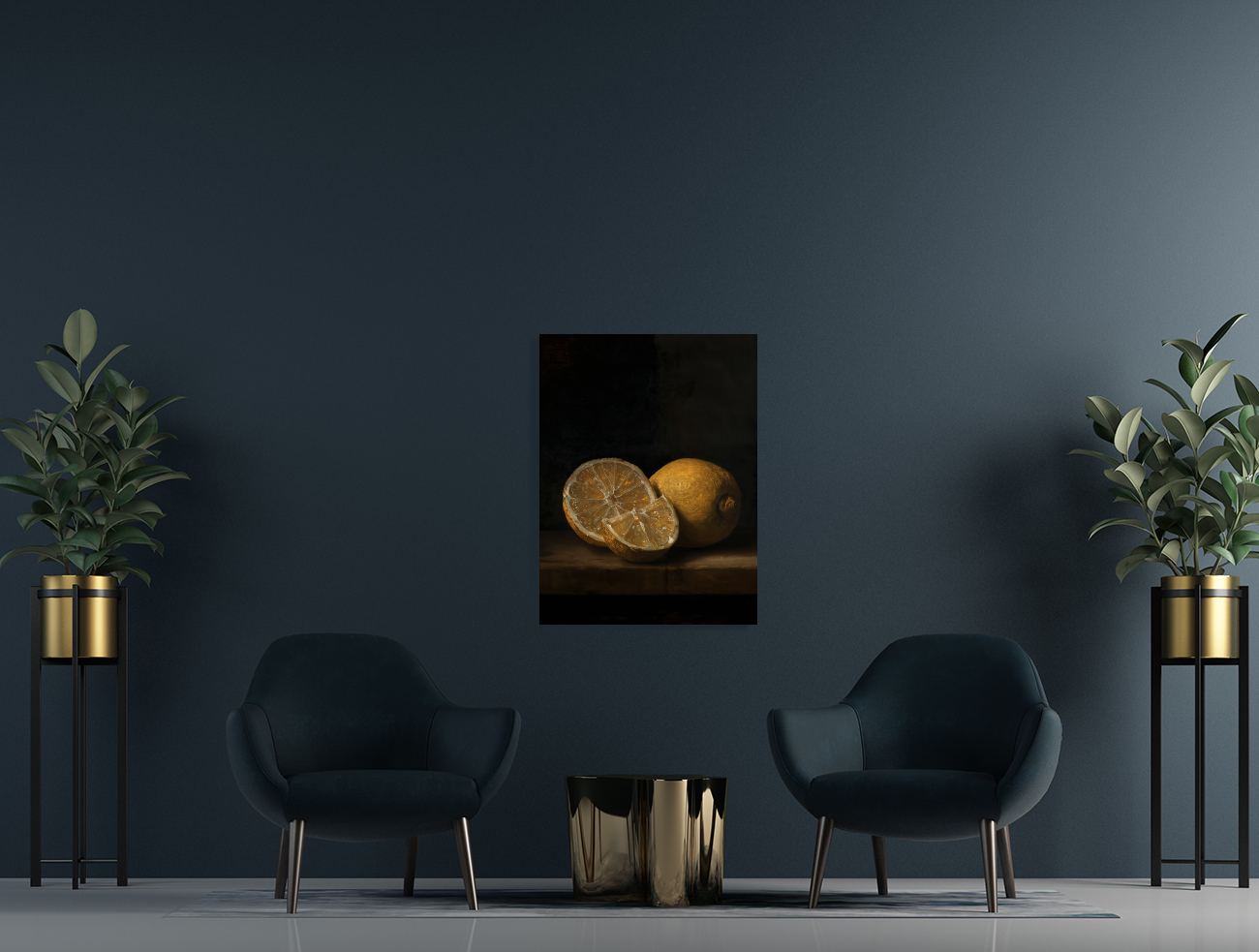 Lemons In Still Life