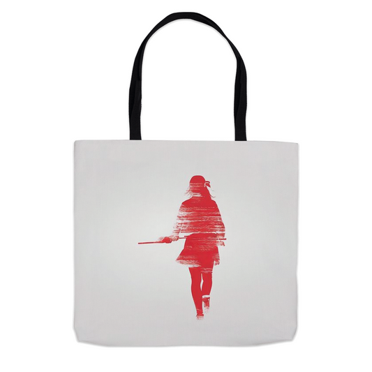 Red Samurai Tote Bags