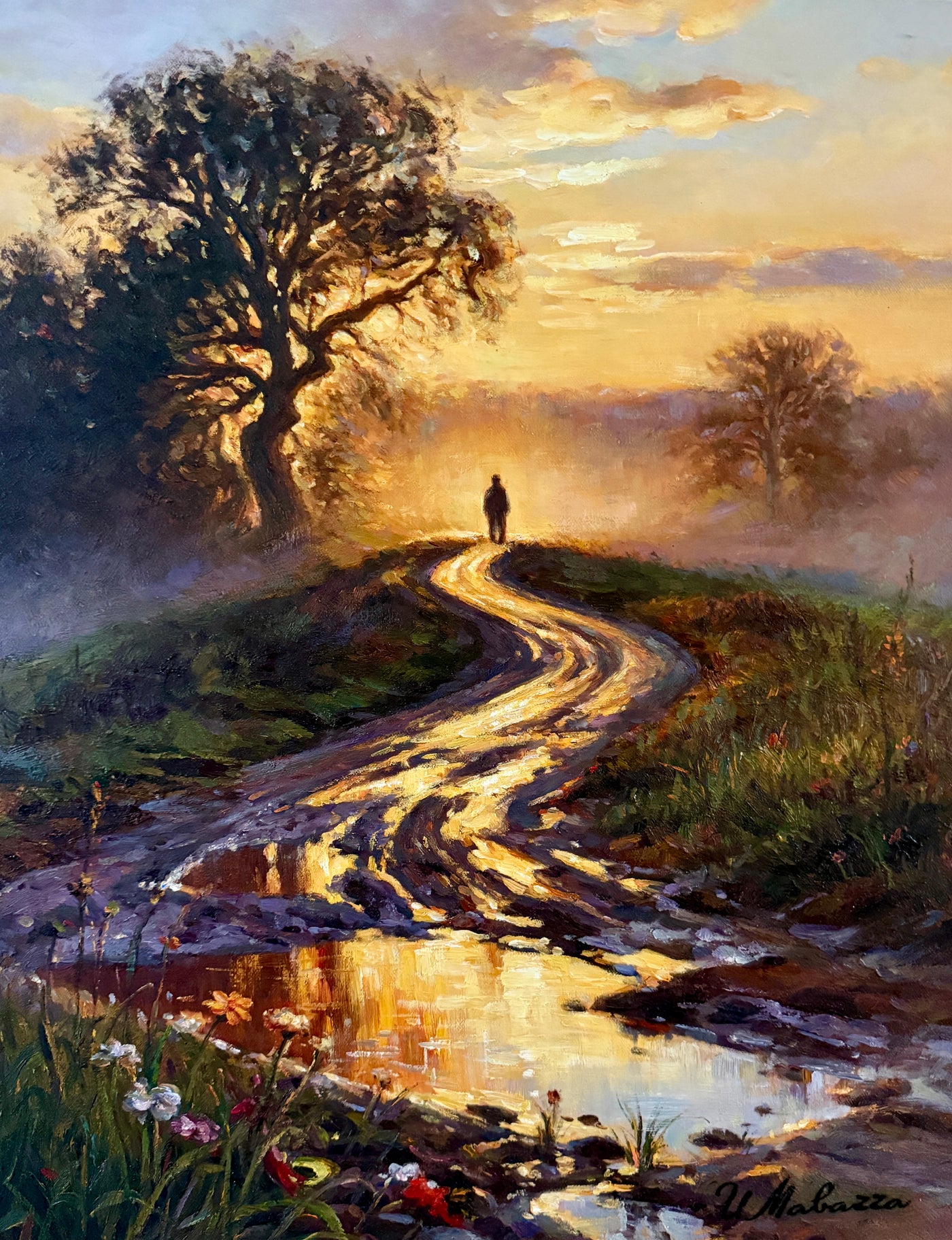 After The Rain, original oil painting