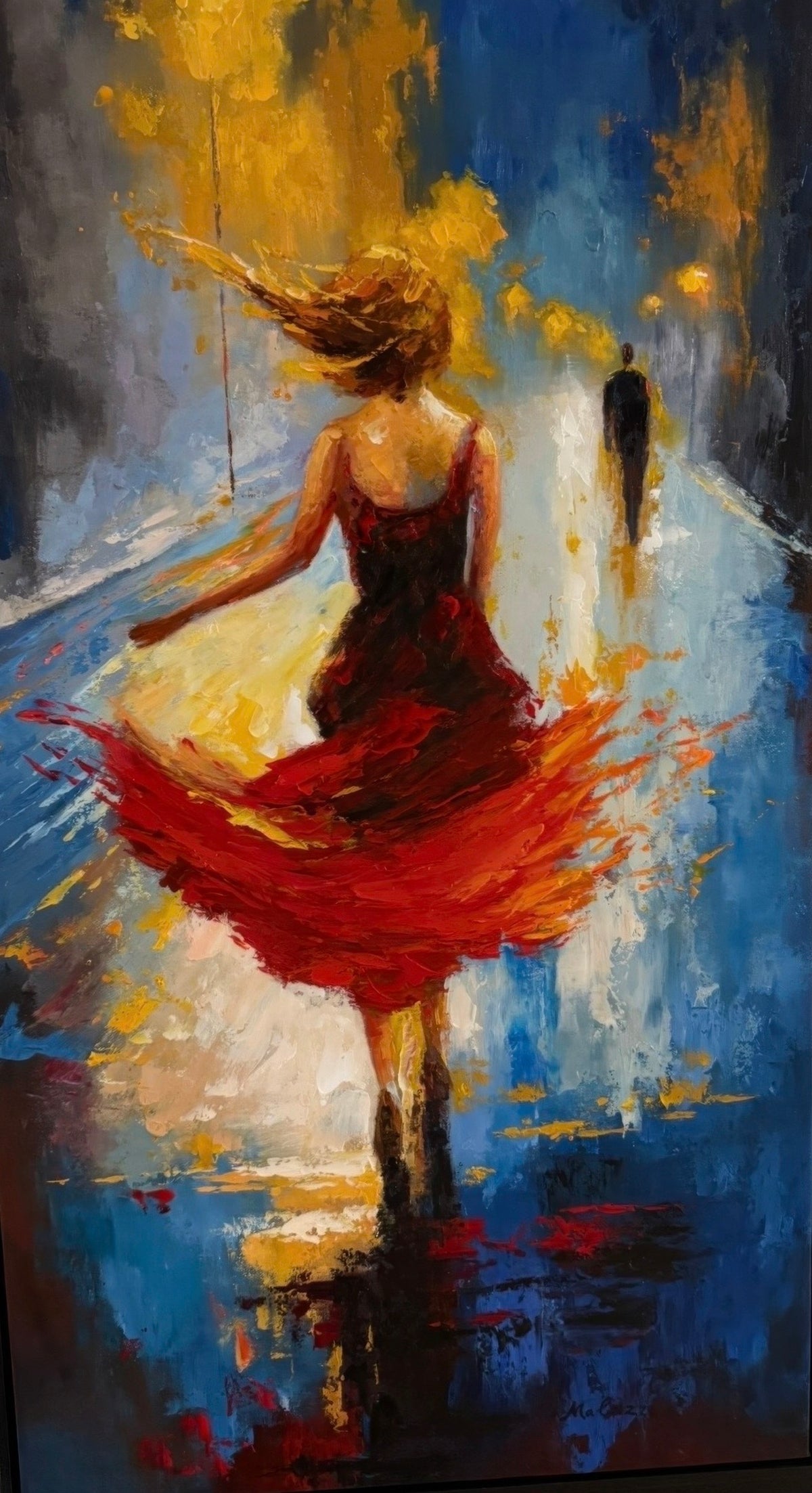 The Distance Between Us, original oil painting