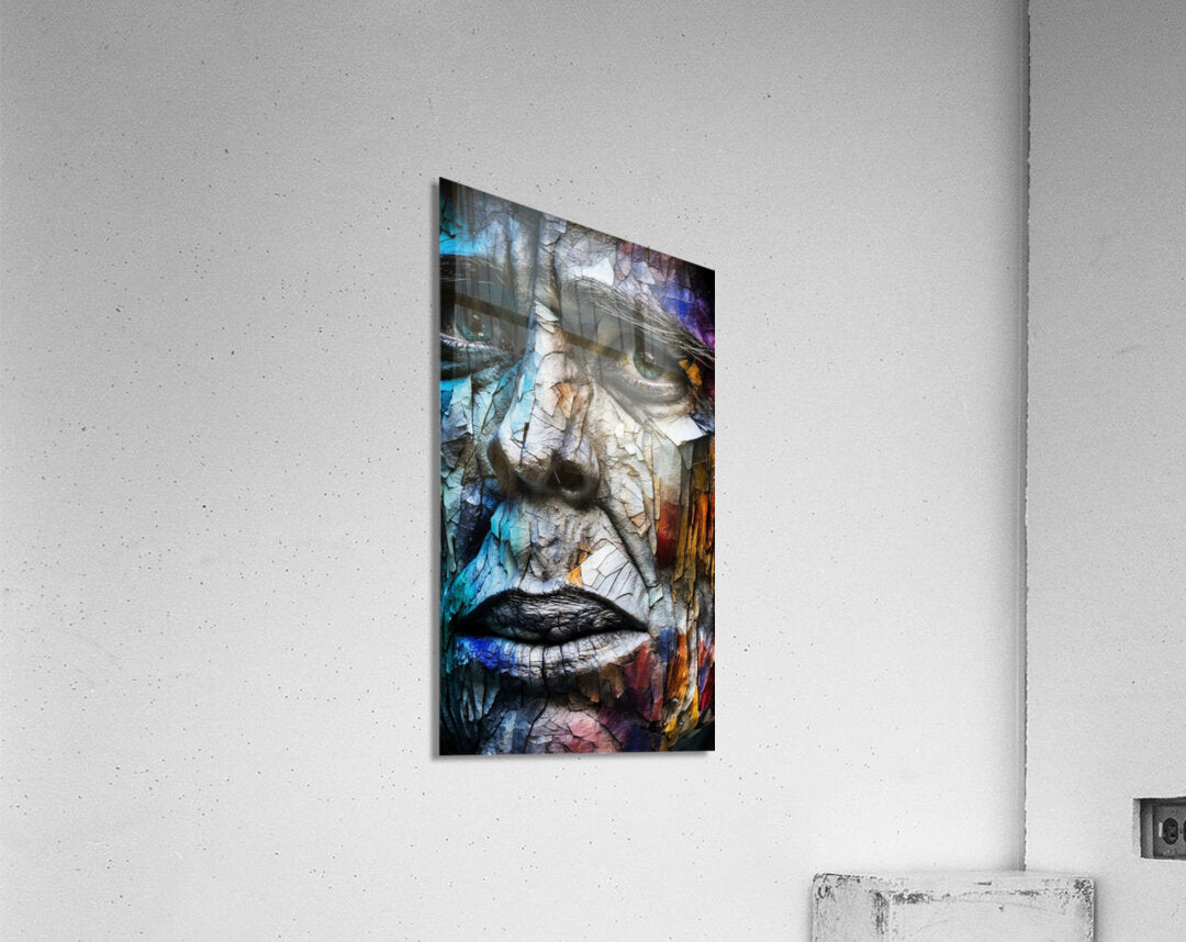 Abstract Portrait Exploring Human Emotions