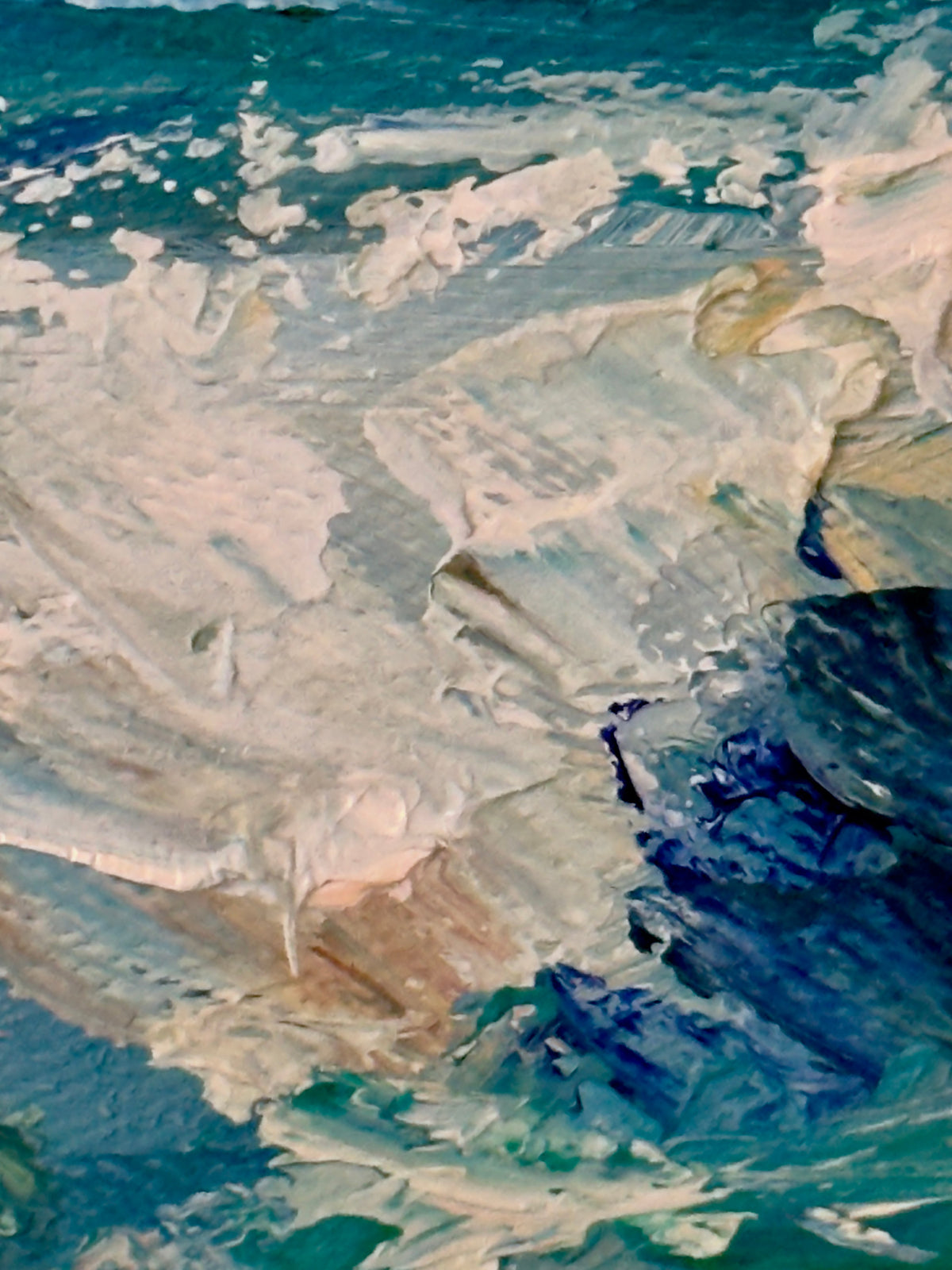 White sea foam