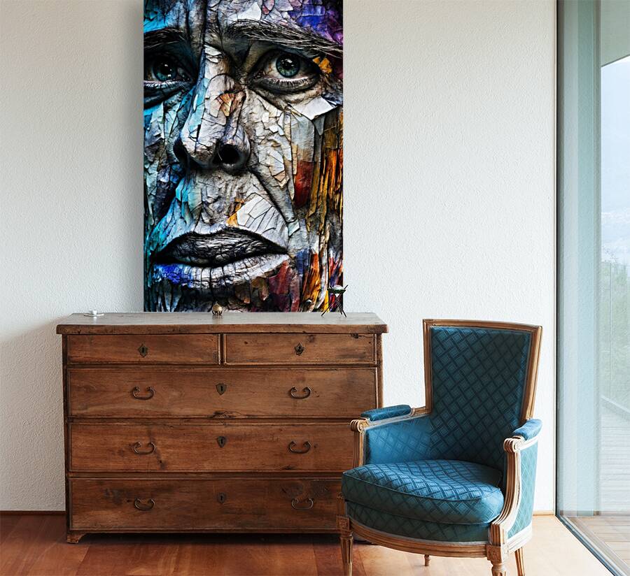 Abstract Portrait Exploring Human Emotions